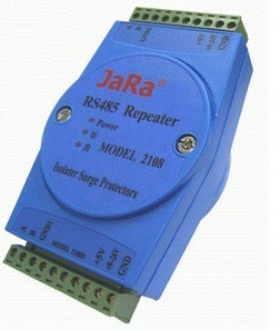 JaRa廠家直銷2108D光電隔離防雷型RS485中繼器產(chǎn)品解析